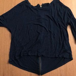 Zara sip back shirt